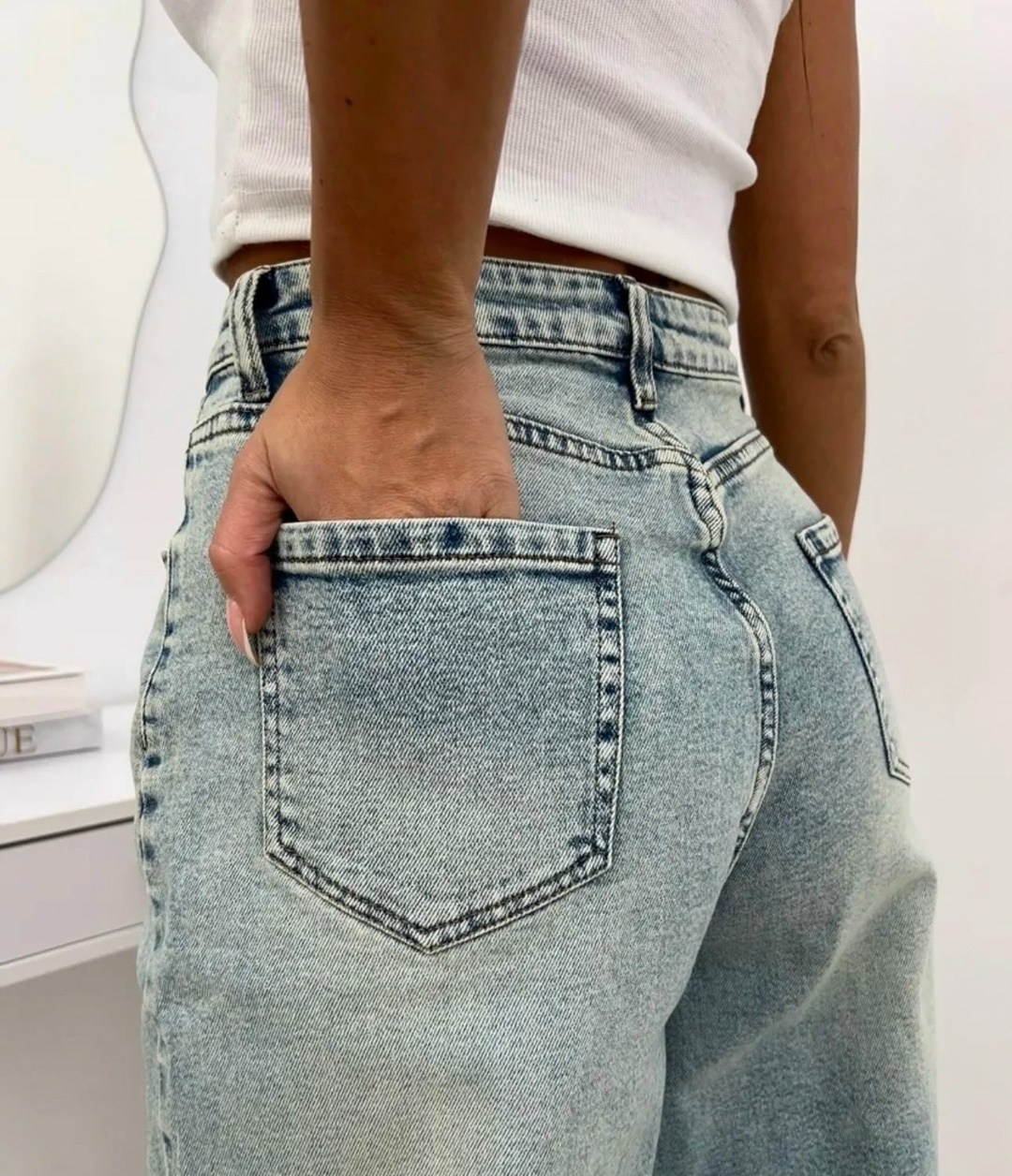 джинсы широкие багги diodevizis 298194017,джинсы широкие багги,джинсы хлопок,женские джинсы широкие багги,джинсы широкие багги diodevizis