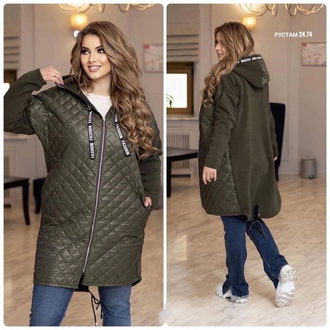 удлиненная куртка,демисезонная куртка,куртка женская,комбинированная куртка,куртка удлиненная женская