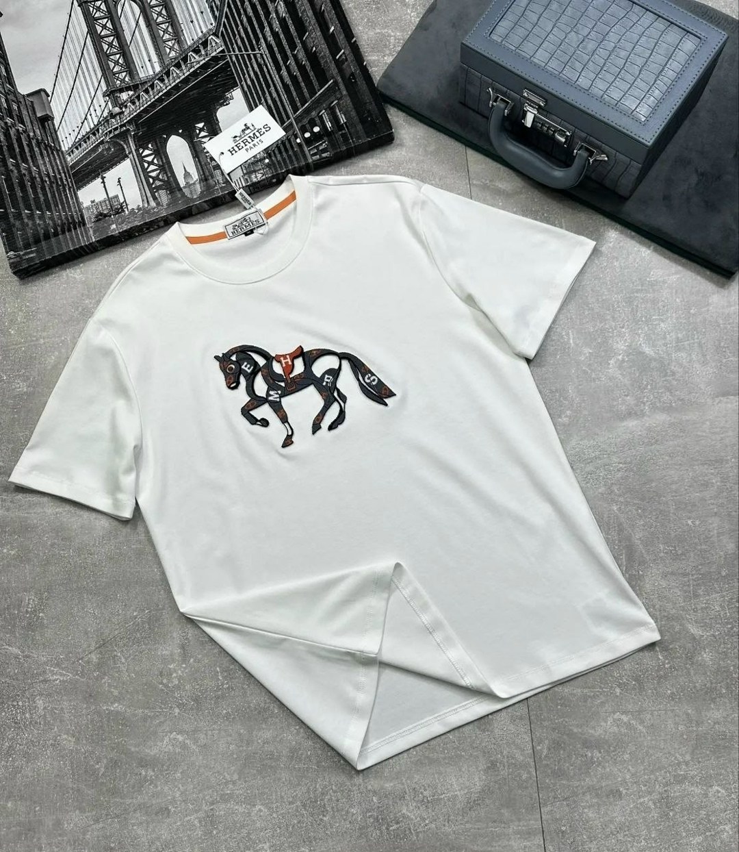 футболка hermes,футболка гермес,мужская футболка,hermes футболка мужская,футболка с лошадью