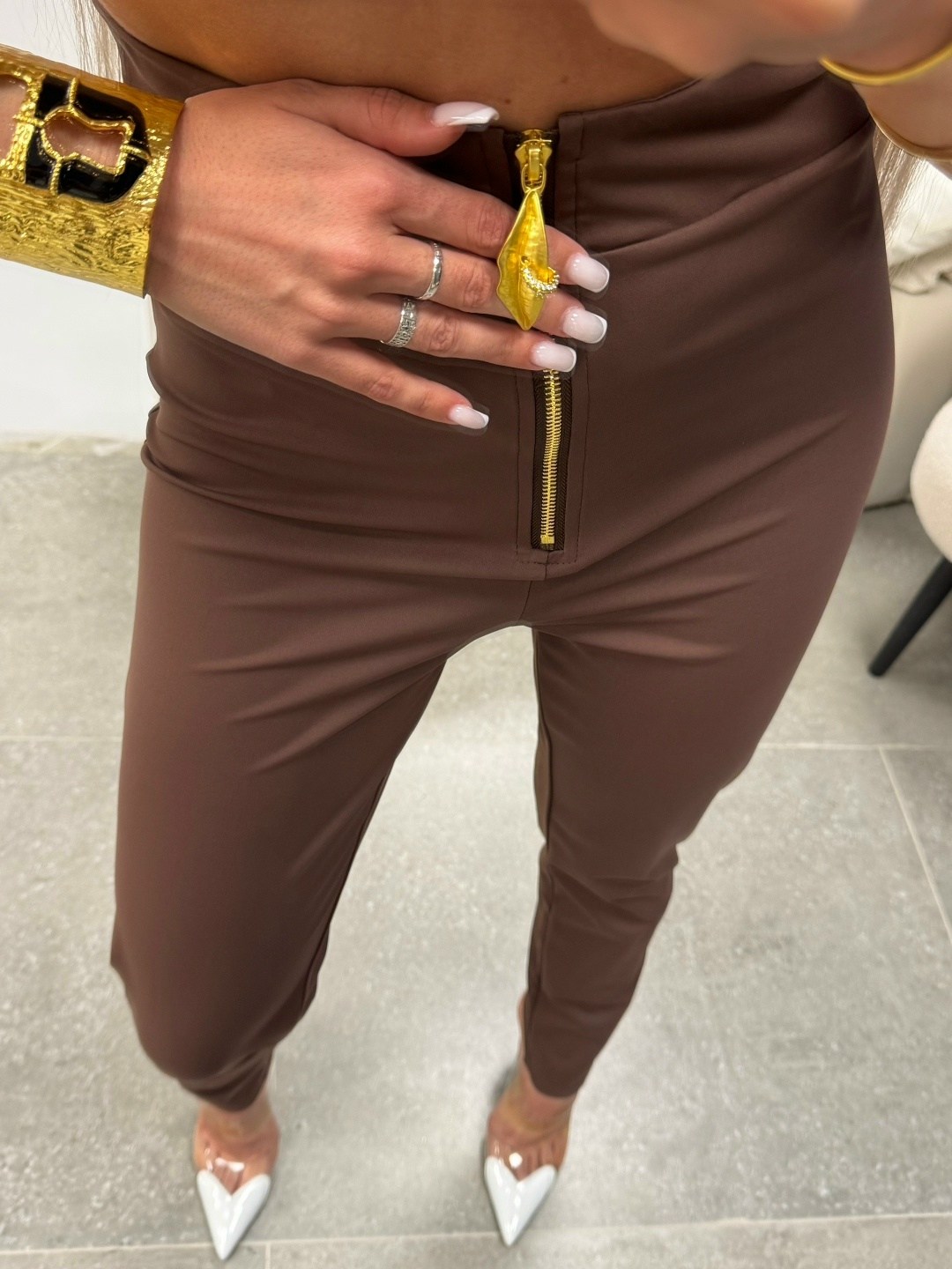 женские брюки,коричневые брюки,леггинсы брюки,кофейные брюки,брюки с молниями