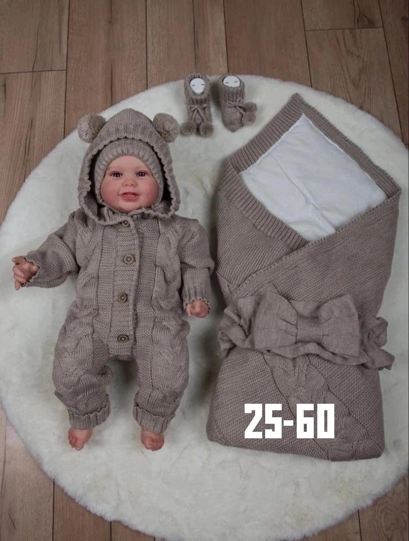 комплект на выписку для новорожденных,вязаный комплект на выписку,комплект на выписку тося&бося новорожденные,комплект на выписку вязаный 5 предметов молочный,комплект на выписку для новорожденного