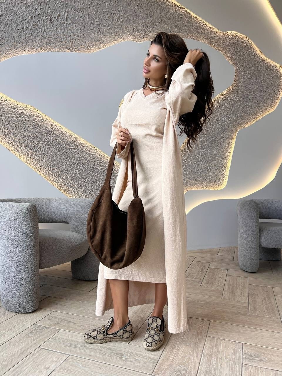 платье накидка,платье вязаное,платье с кардиганом,вязаное платье макси,платье вязаное длинное