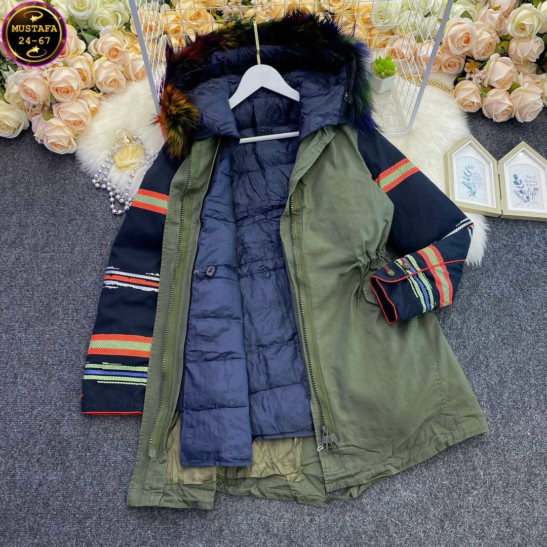 зимняя куртка женская,женские пуховики,женская парка,парка с меховым,модные зимние куртки