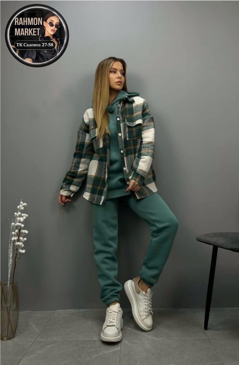 женский костюм на флисе,теплый костюм тройка,теплый костюм,костюм тройка на флисе,женская рубашка