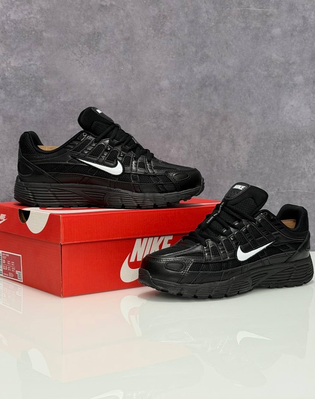 кроссовки p-6000 black white черный,кроссовки nike p-6000 premium triple black,демисезонные кроссовки найк p-6000 gore-tex,кроссовки nike p-6000,nike p6000 triple black