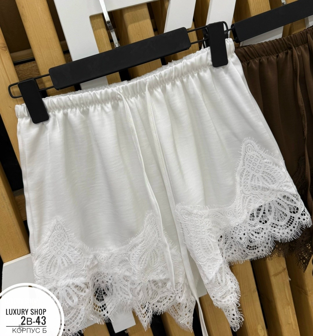 кружевные шорты,атласные шорты женские с кружевом,шелковые шорты с кружевом,женские шорты,шелковые шорты