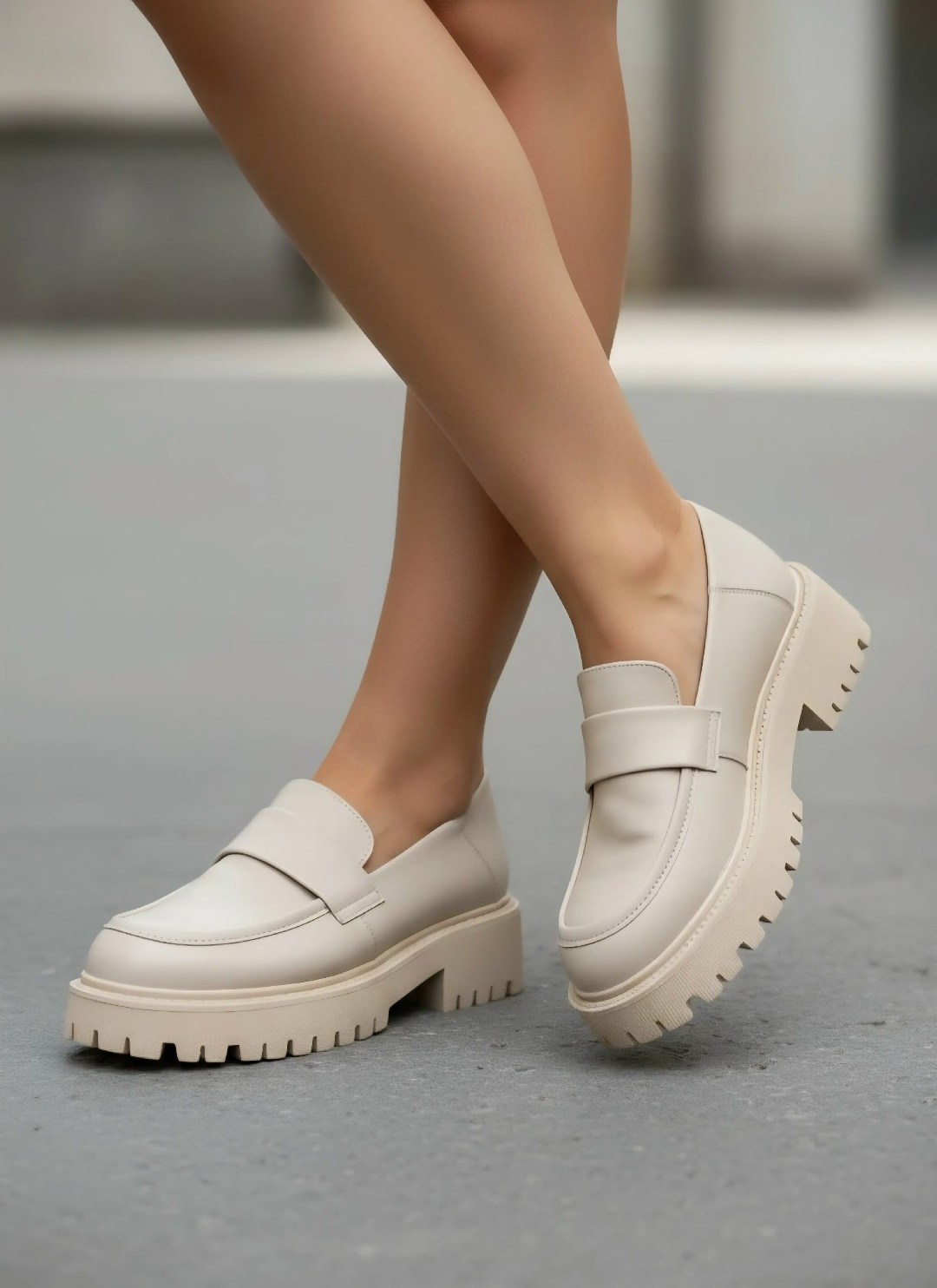 лоферы бежевые,лоферы женские, лоферы,,лоферы на платформе