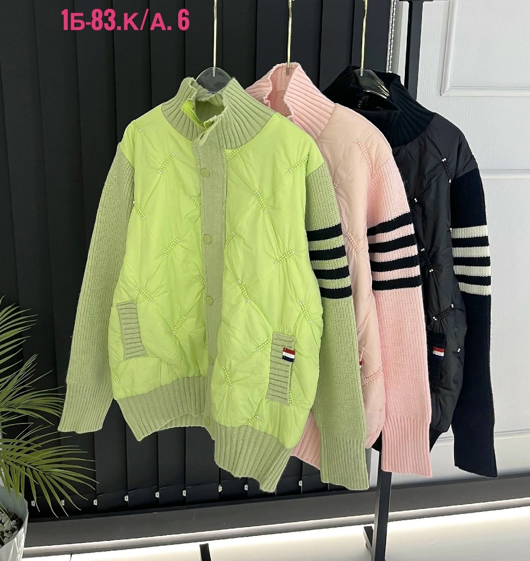 куртка женская,демисезонная куртка,куртка модная,куртка с вязаными рукавами женская,удлиненная куртка