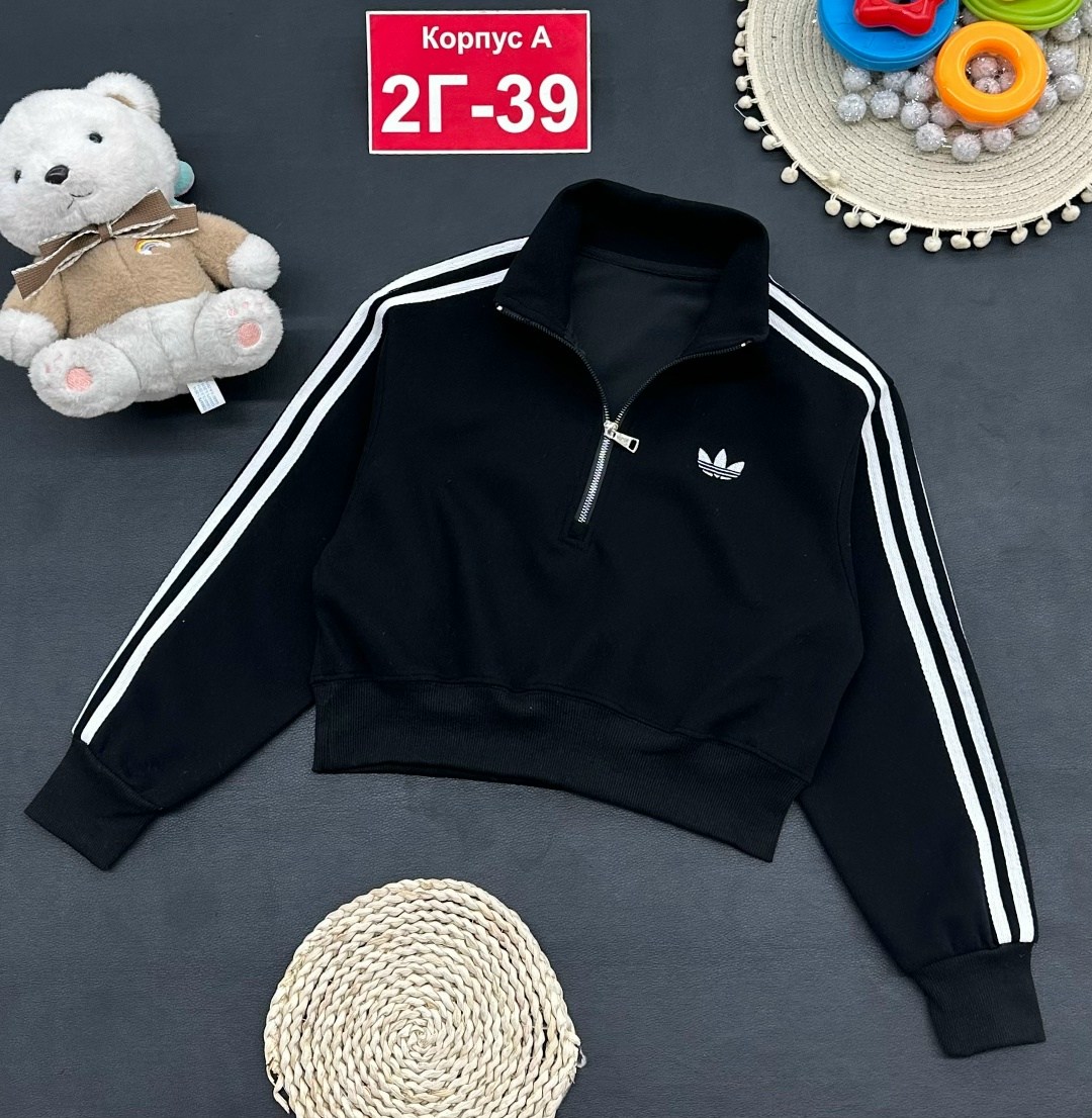 укороченная кофта адидас,детская кофта,кофта для девушек,кофта для девочек,толстовка кофта