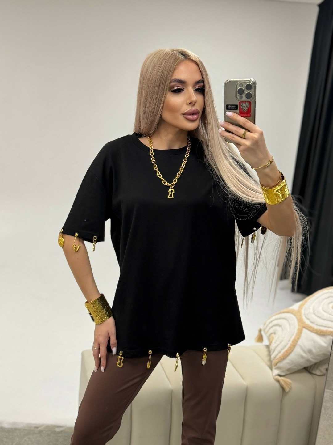 женская футболка,черная футболка женская,футболка со стразами,футболка женская оверсайз,туника женская