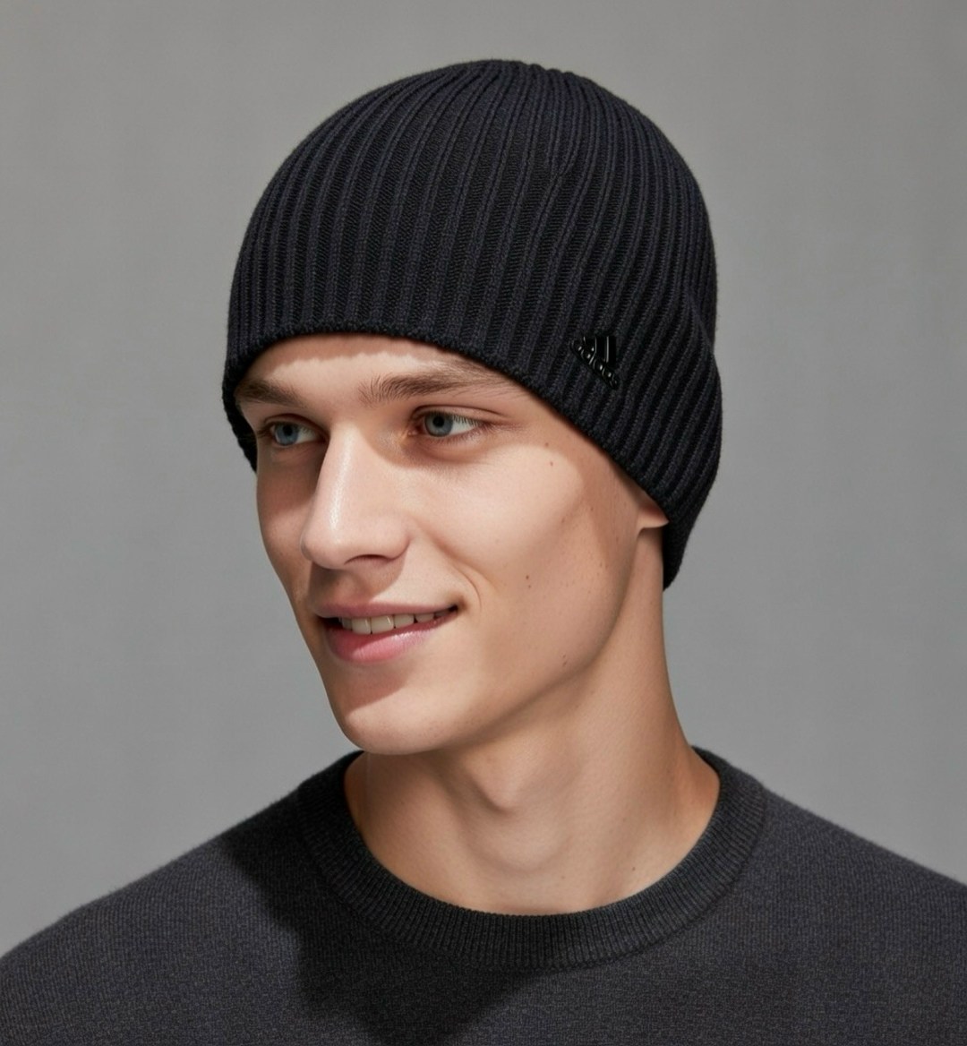 шапка мужская,шапка,шапка с отворотом,шапка мужская флис,мужская шапка бини