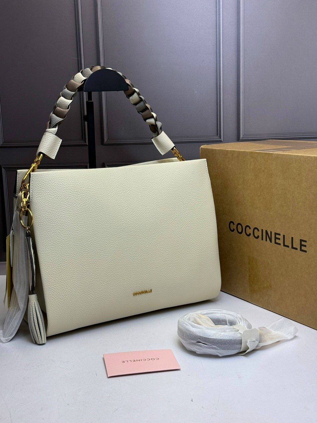 сумка coccinelle,сумка женская coccinelle,сумка coccinelle boheme,сумка кожаная coccinelle boheme small,сумка coccinelle boheme grana double