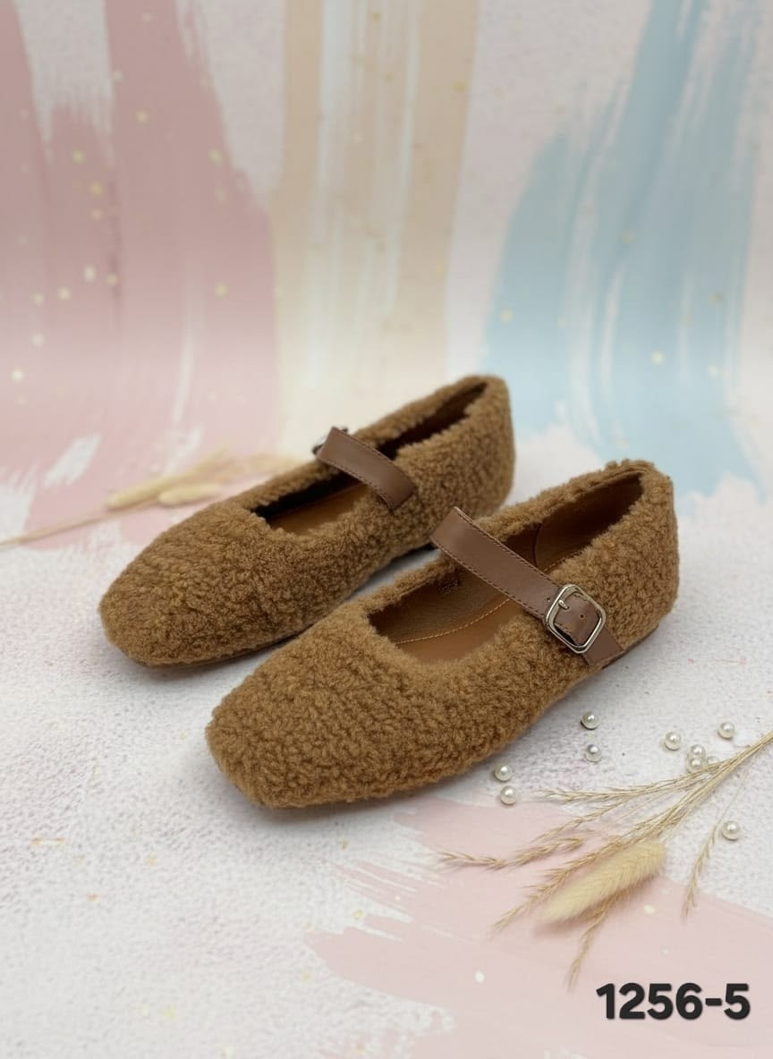 ,балетки шерстяные,женские балетки,женская ,балетки тедди плюшевые мэри джейн