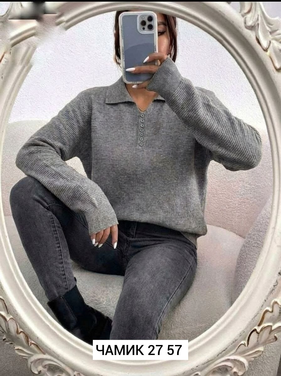 женская кофта,модные свитера,свитер женский,кофта,свитер с горлом на молнии оверсайз kk fashion