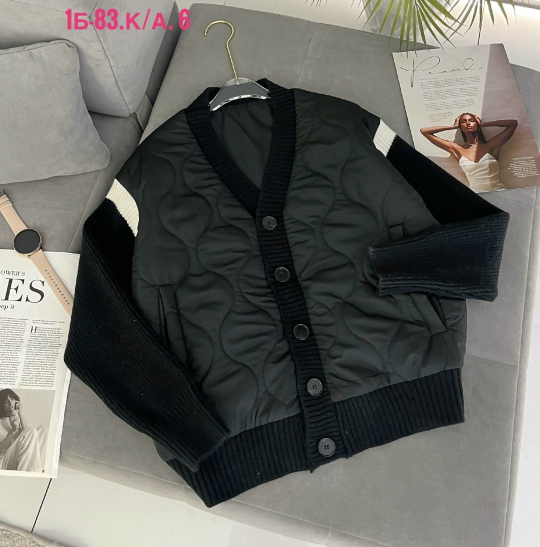 куртка женская,куртка модная,вязаные кардиганы,кардиган куртка,комбинированная куртка