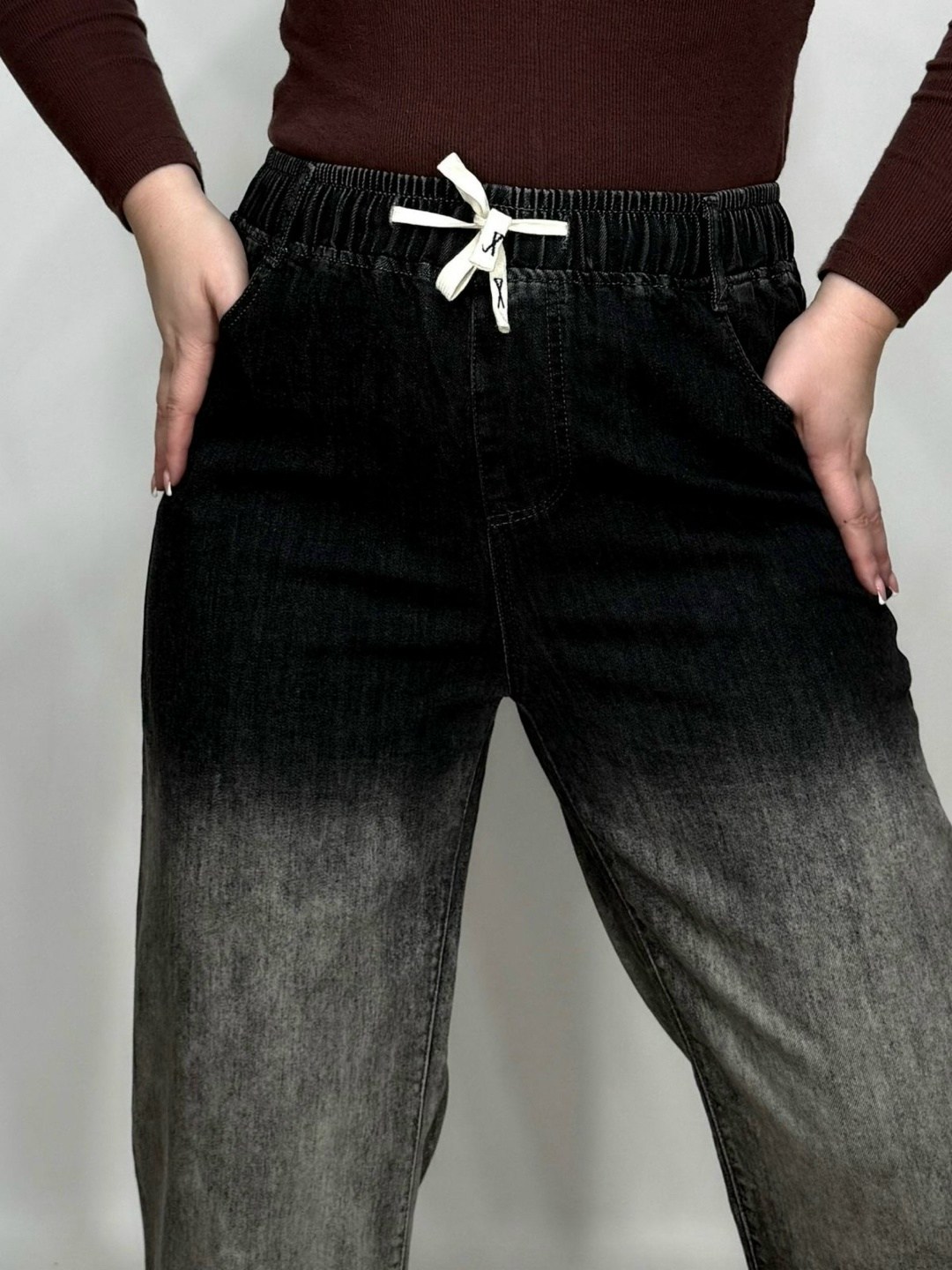 джинсы градиент,женские джинсы,широкие джинсы,джинсы брюки,джинсы мом