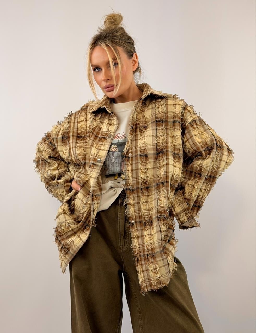 рубашка в клетку оверсайз,рубашка летняя в клетку оверсайз,рубашка оверсайз в клетку ne.skromno,оверсайз стиль