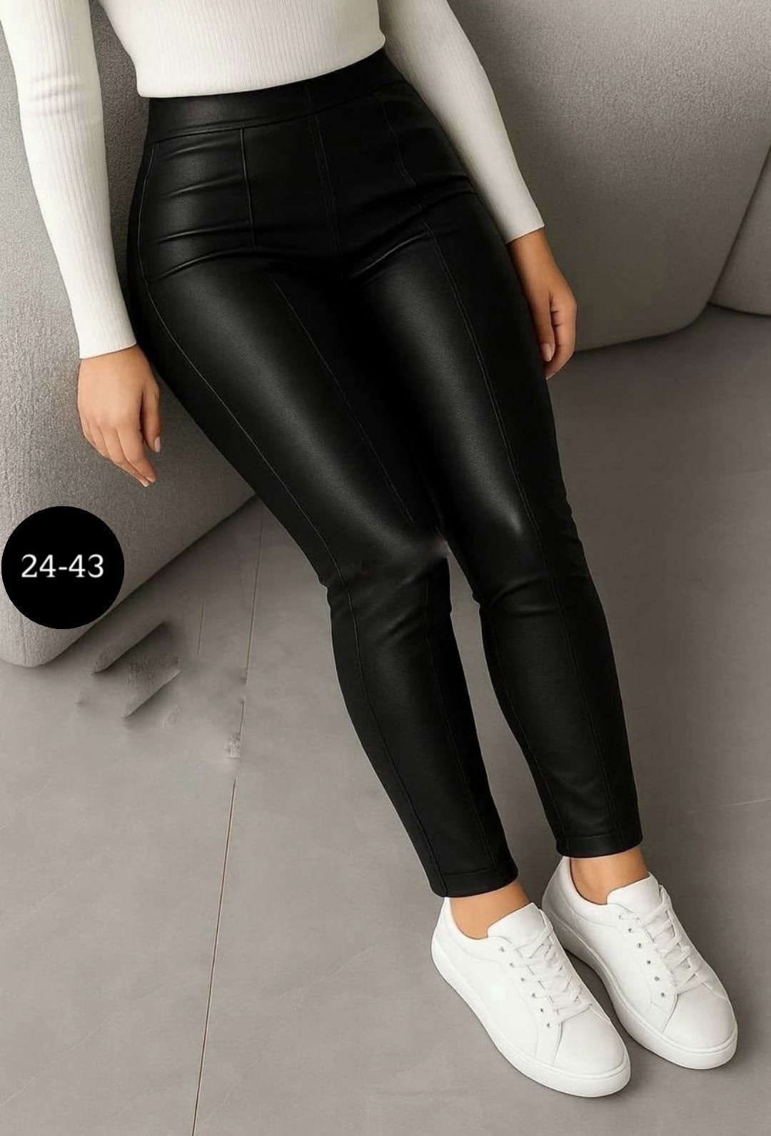 лосины из кожзама,женские брюки из экокожи,брюки из экокожи,брюки экокожа женские,кожаные лосины