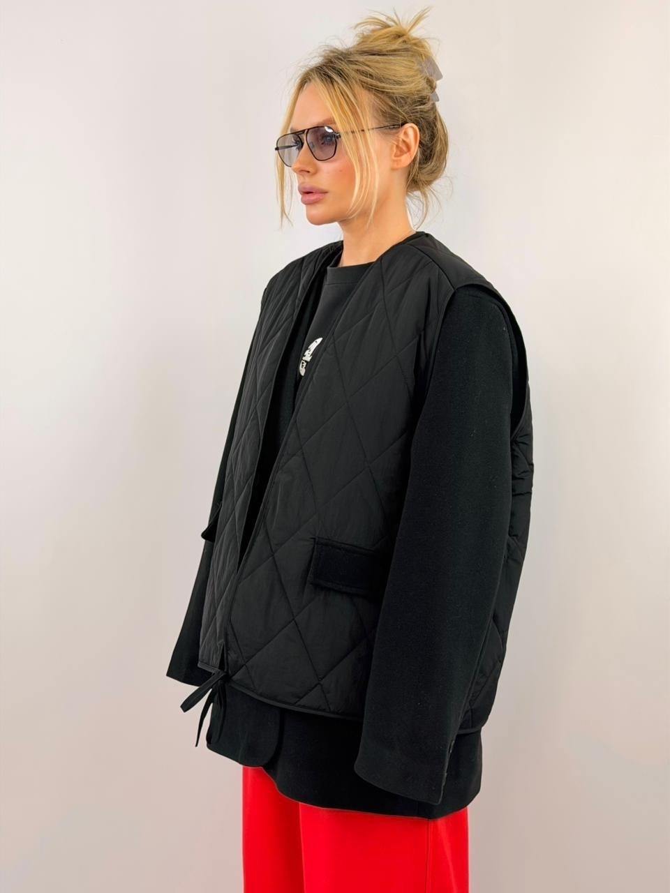 куртка оверсайз,куртка модная,бомбер брисбен из пальтовой ткани,женская куртка,стеганая куртка