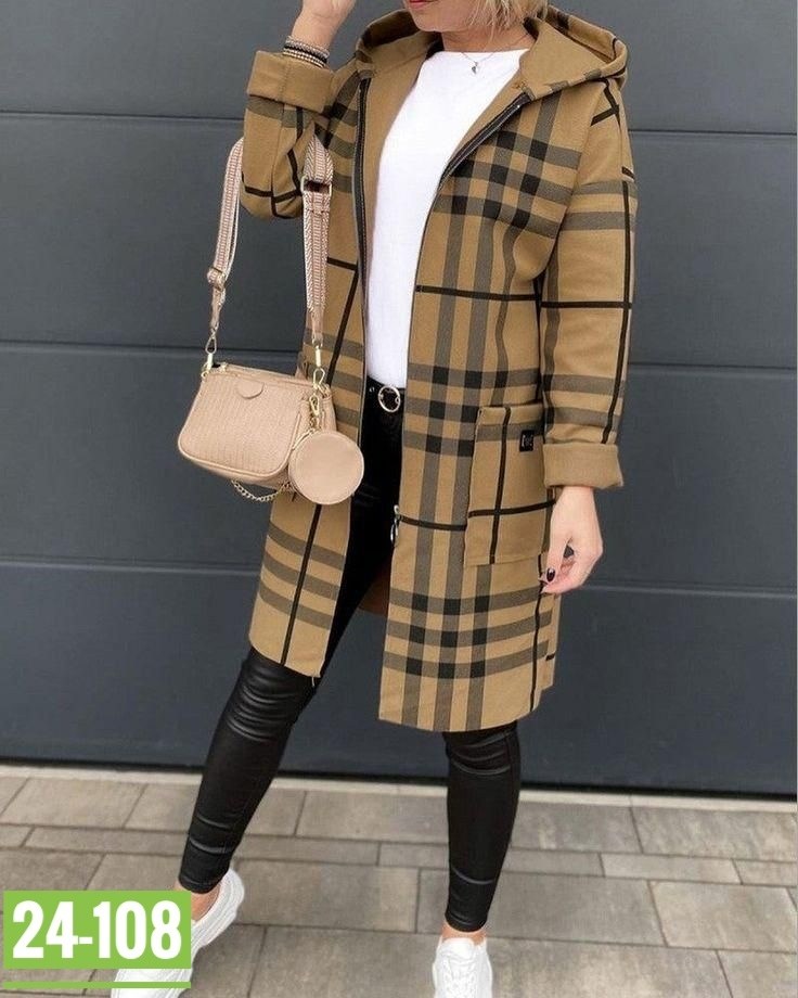 пальто в клетку,кардиган в клетку,стильное пальто,модное пальто,пальто с капюшоном в клетку