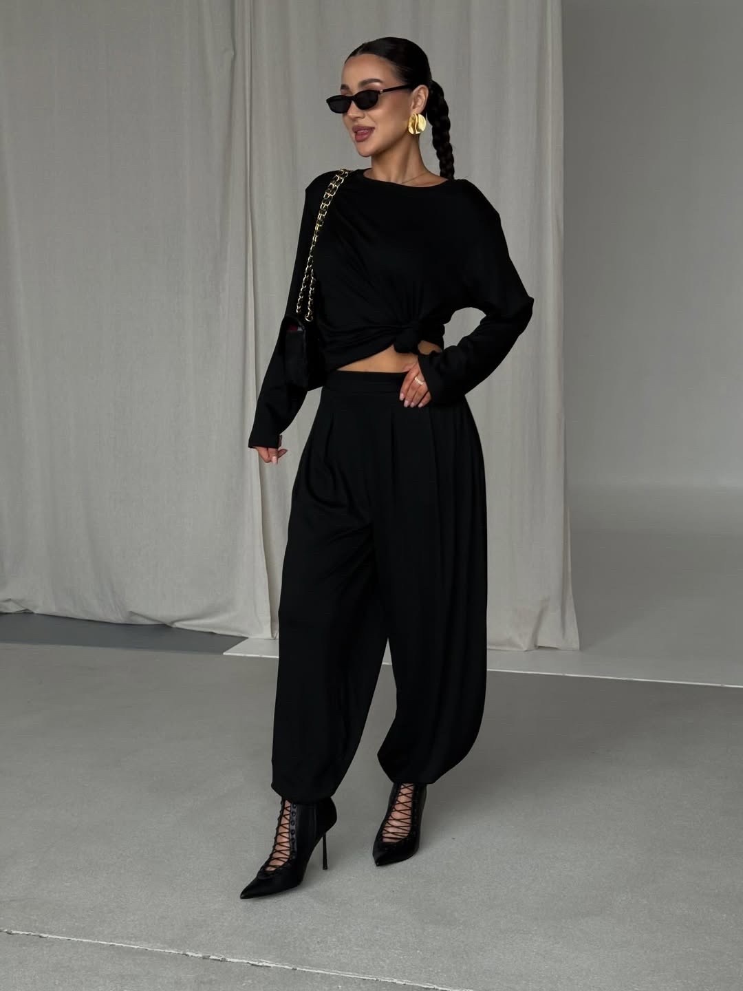 костюм с брюками палаццо,костюм с брюками,костюм с удлиненной кофтой,костюм женский,женский костюм с брюками