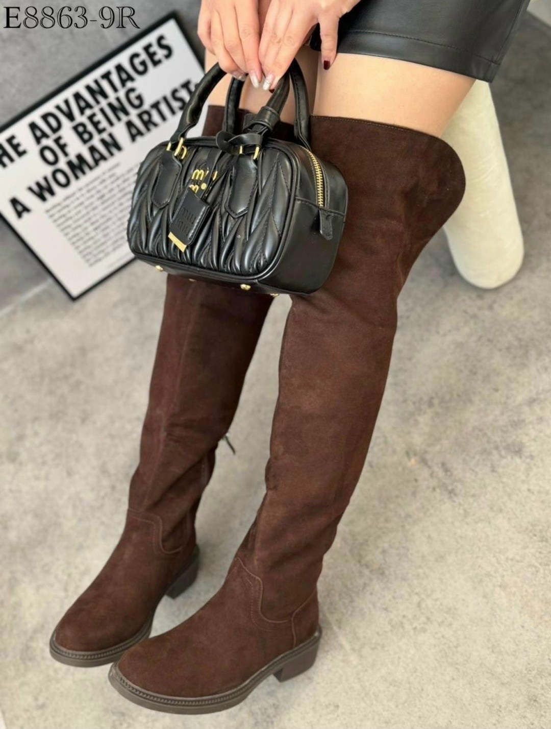 сапоги,ботфорты женские,,сапоги женские,сапоги зимние замшевые коричневые