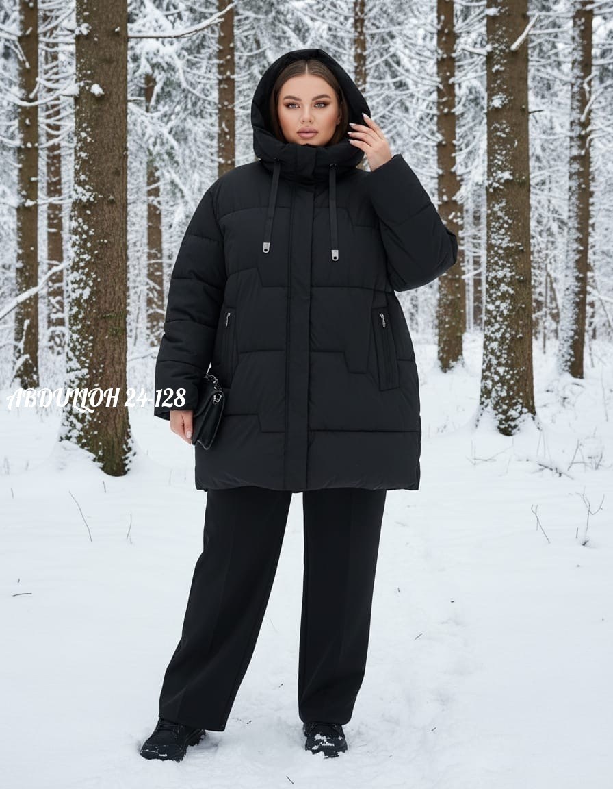 женская зимняя куртка,пуховик женский,зимняя куртка,куртка женская зимняя больших размеров с капюшоном lalook,пуховик