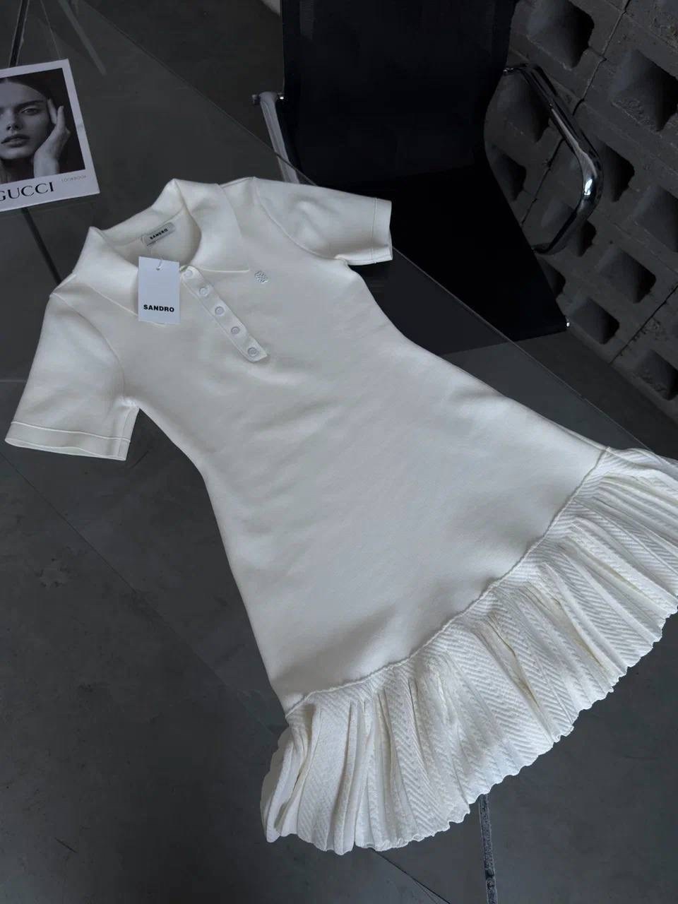 элегантное трикотажное платье лапша,трикотажное платье,платье женское белое,платье,платья мини