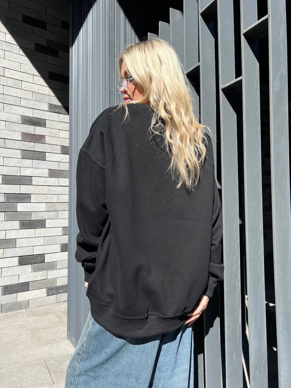 кофта варенка оверсайз с принтом микки маусом,повседневный свитшот,женская кофта,свитшот женский,кофта с микимаусом