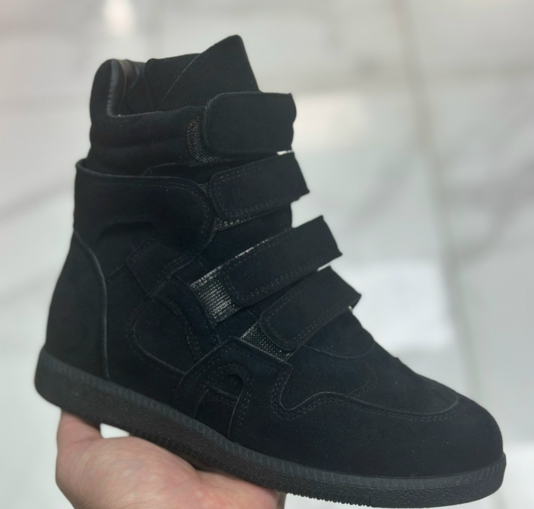 , женская,обуви,isabel marant im3 high-top sneakers black,сникерсы