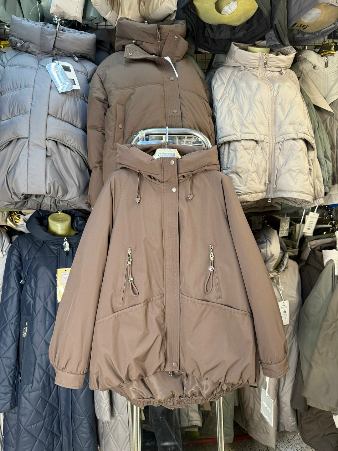 куртка оверсайз с капюшоном aleostyle 319146666,женская демисезонная куртка,куртка демисезонная,куртка женская,куртка женская зимняя