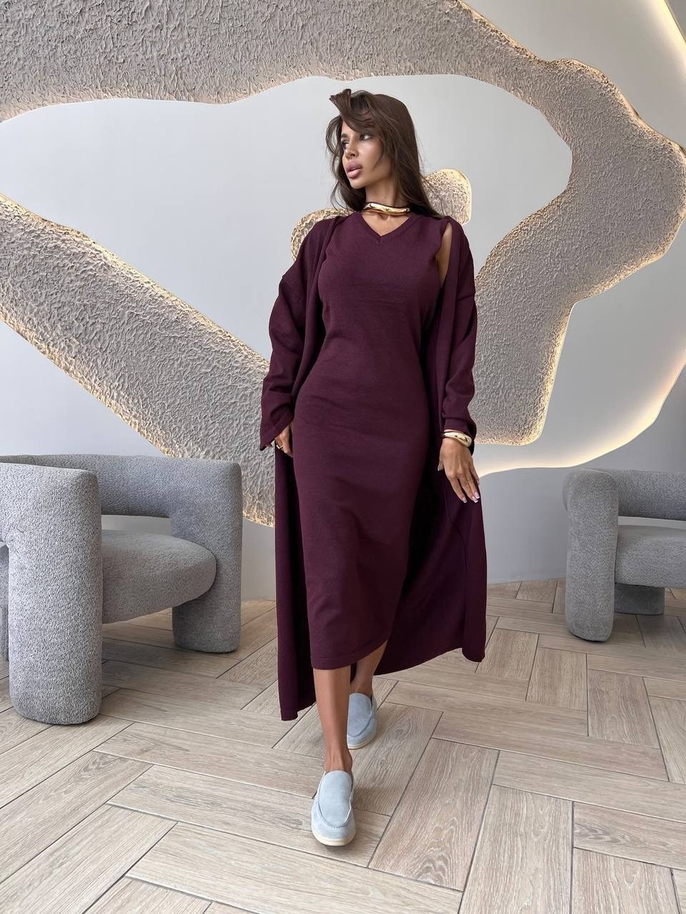 платье накидка,платье вязаное,платье с кардиганом,вязаное платье макси,платье вязаное длинное