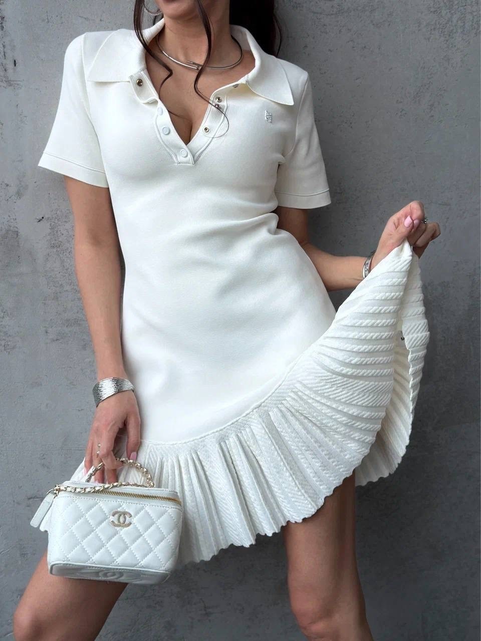 элегантное трикотажное платье лапша,трикотажное платье,платье женское белое,платье,платья мини