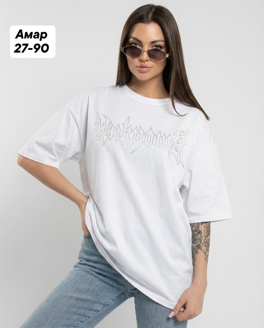 футболки женская оверсайз,футболка женская,футболка из мягкого,женская футболка оверсайз со стразами,футболка женская со стразами