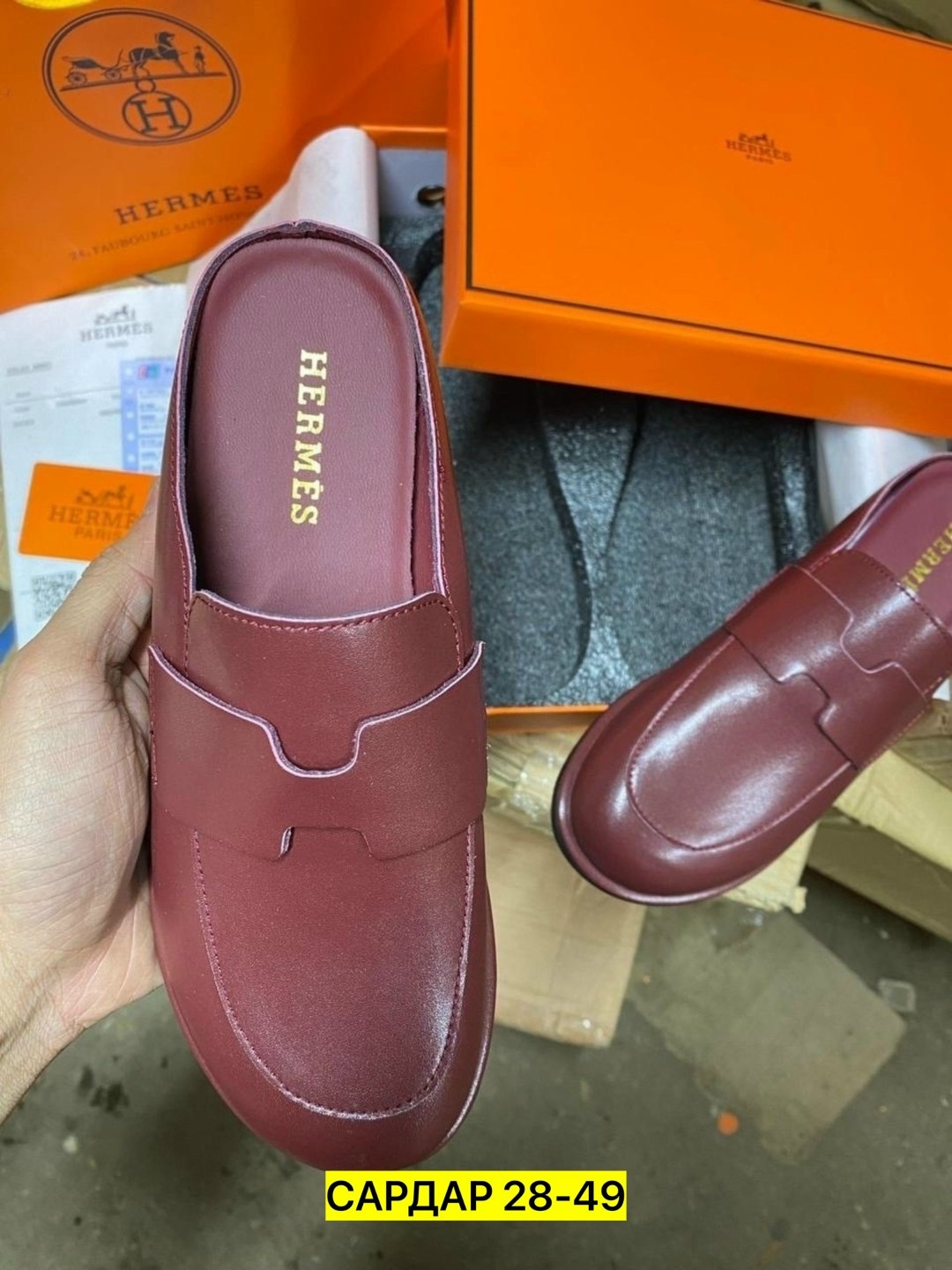 hermes,,лоферы hermes,мюли hermes,тапочки hermes женские