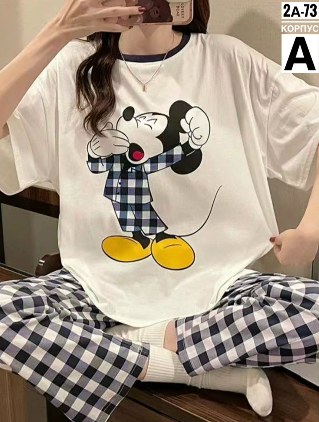 пижама микки маус женская,пижама женская с принтом,пижама женская,пижама оверсайз,пижама женская оверсайз