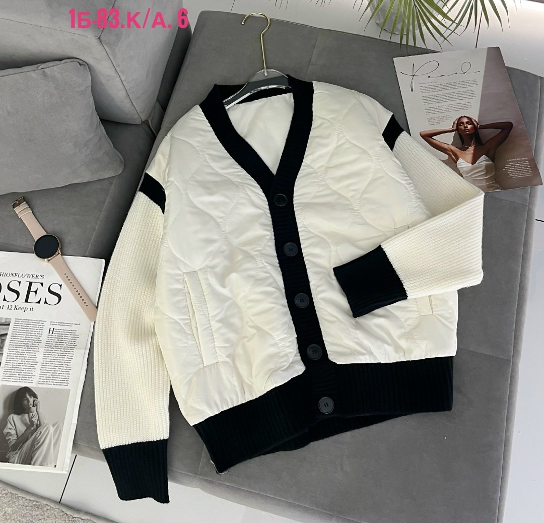 куртка женская,куртка модная,вязаные кардиганы,кардиган куртка,комбинированная куртка