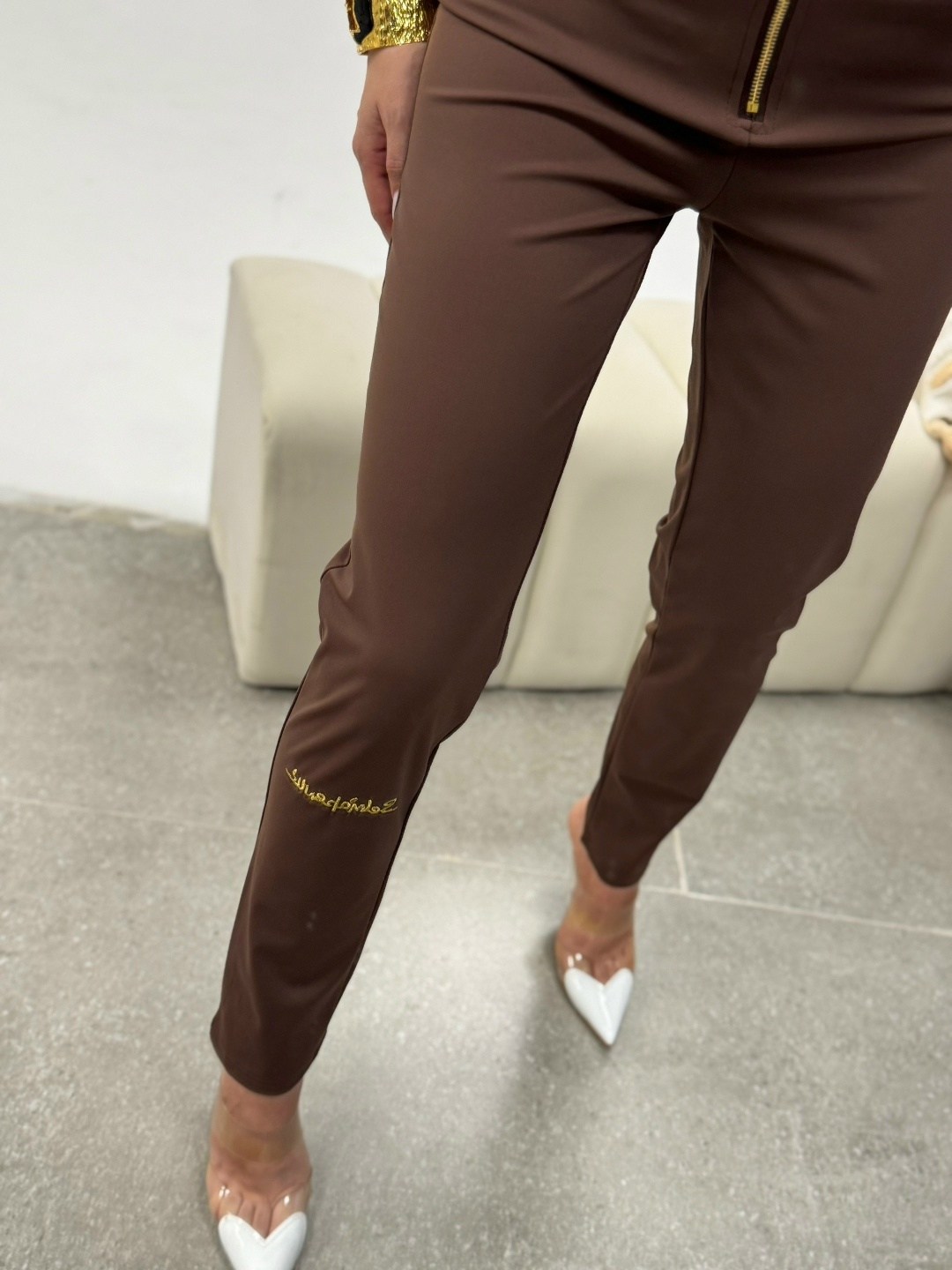 женские брюки,коричневые брюки,леггинсы брюки,кофейные брюки,брюки с молниями
