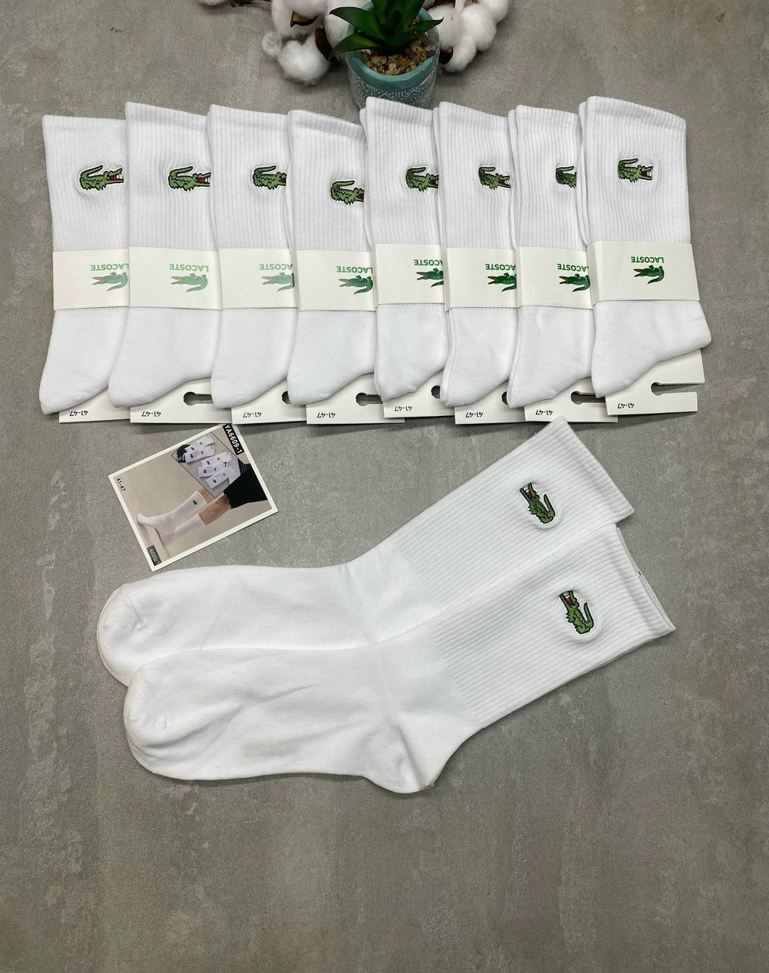 носки мужские 10 пар,носки мужские средние,носки лакост,комплект носков lacoste,носки мужские короткие хлопок