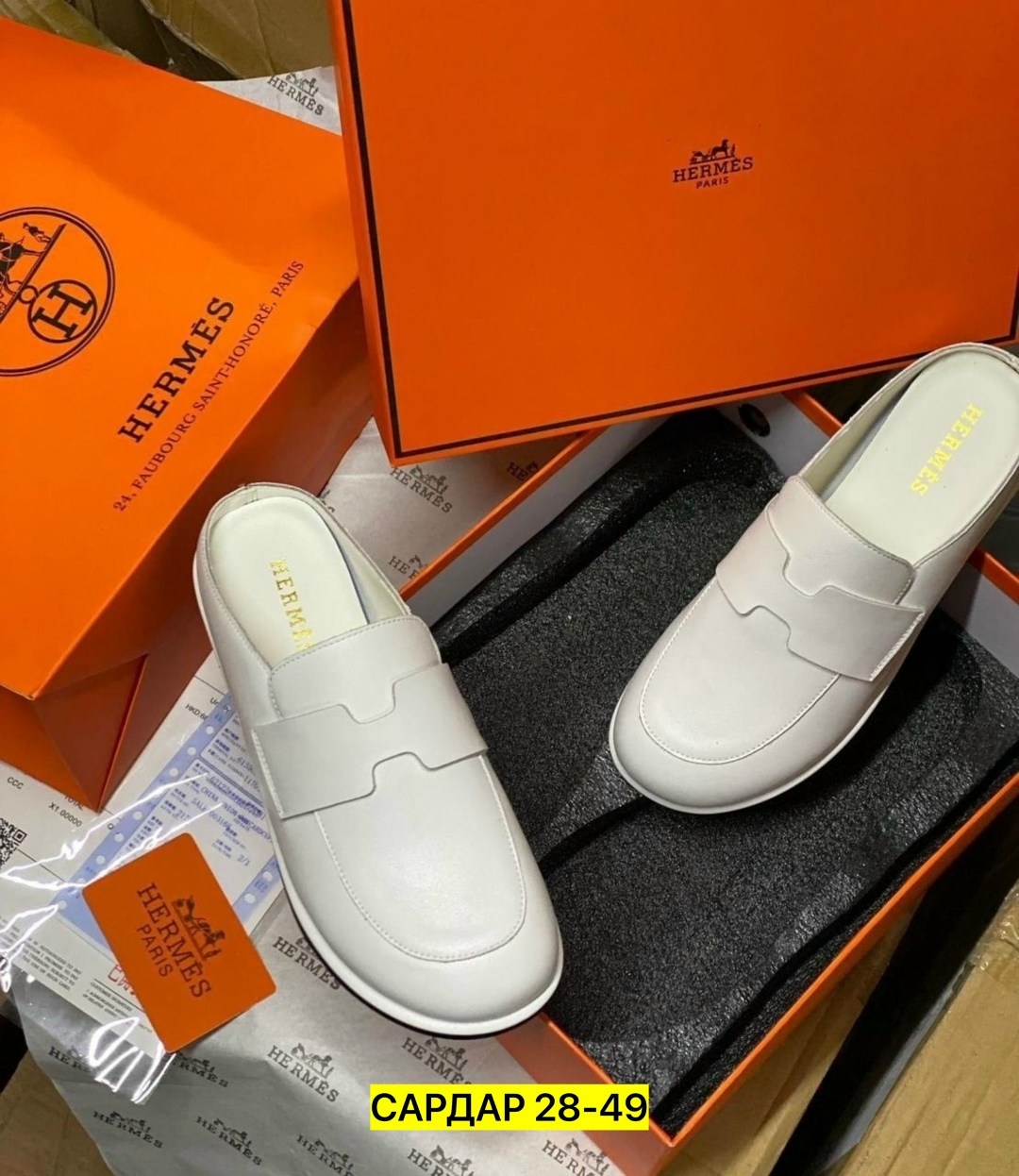 hermes,,лоферы hermes,мюли hermes,тапочки hermes женские