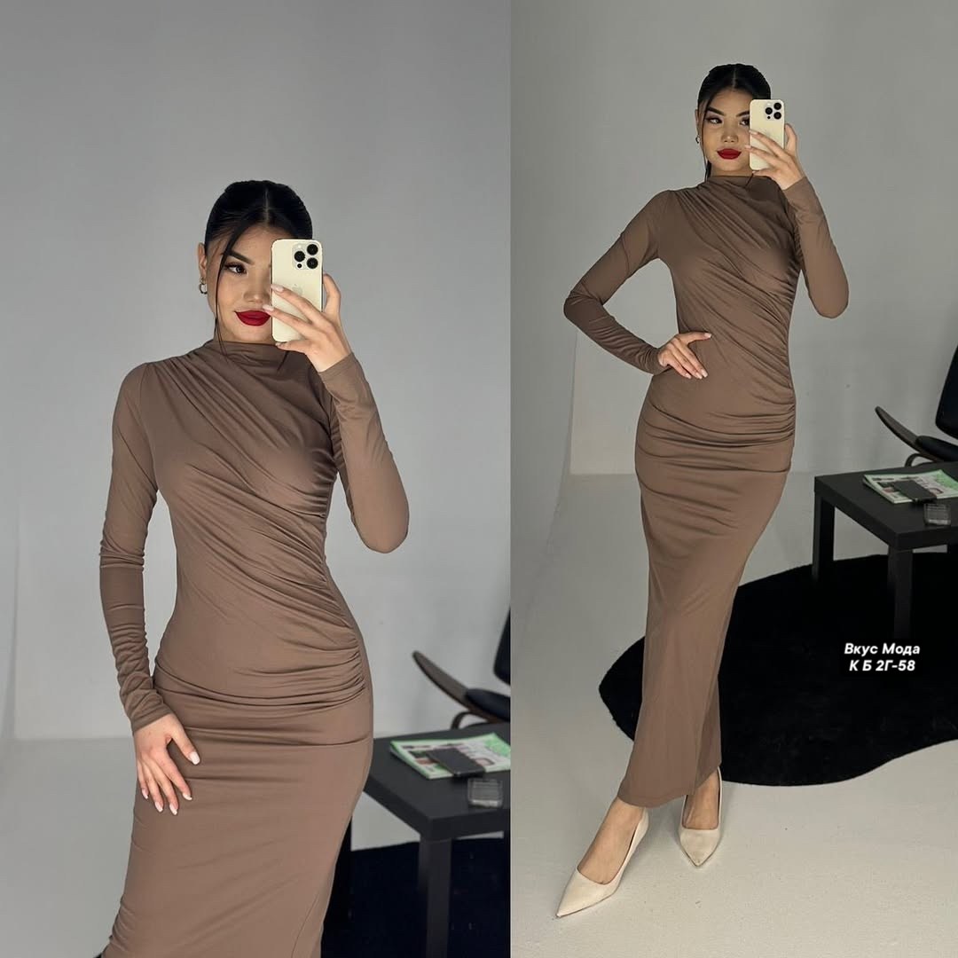 женское элегантное однотонное черное облегающее платье макси с длинным рукавом,женское облегающее платье макси с длинным рукавом,элегантное облегающее платье с оборками,платье длинное обтягивающие мид