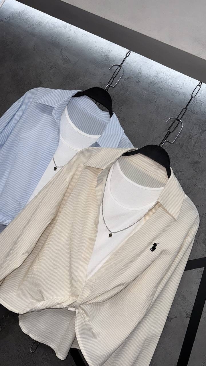 женская рубашка,стильная рубашка,рубашка в полоску,рубашка,рубашка polo ralph lauren