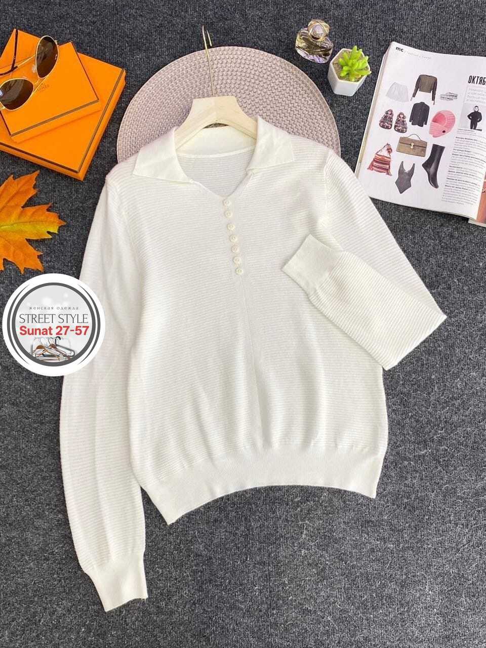 кофта,кофта женская,свитер с воротником,женские свитера,поло свитер для женщин