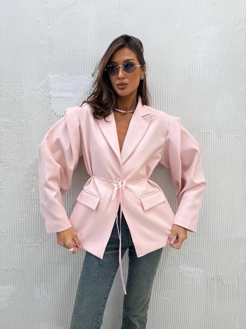 пиджак оверсайз с завязками с объемными рукавами cleoperla,пиджак оверсайз трендовый с объемными рукавами bmd style 402271502,пиджак оверсайз с завязками с объемными рукавами cleoperla 381112207,пиджа