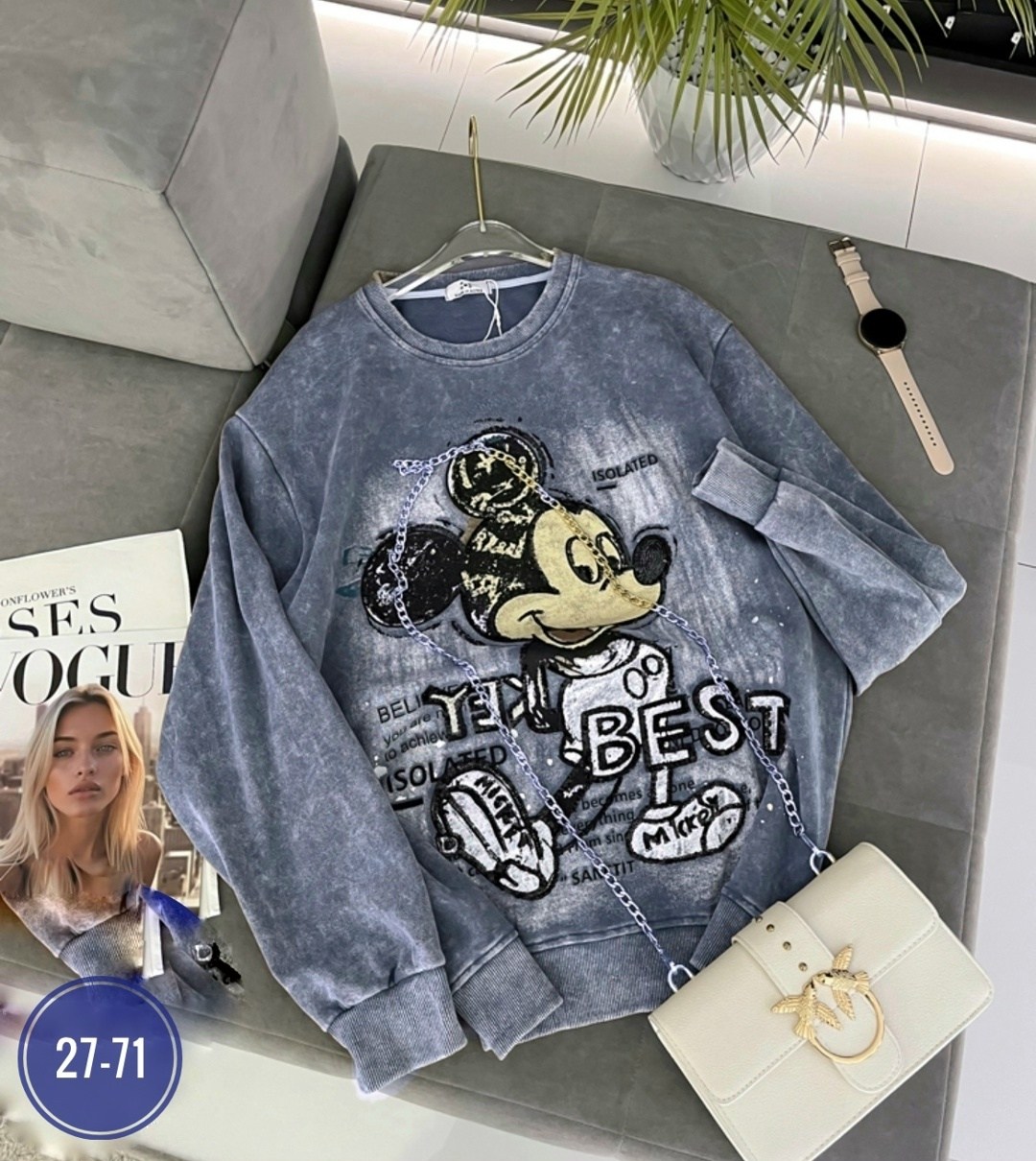 свитшот женский,кофты молодежные,женская кофта,свитшот розовый,свитшот оверсайз с принтом "микки маус"