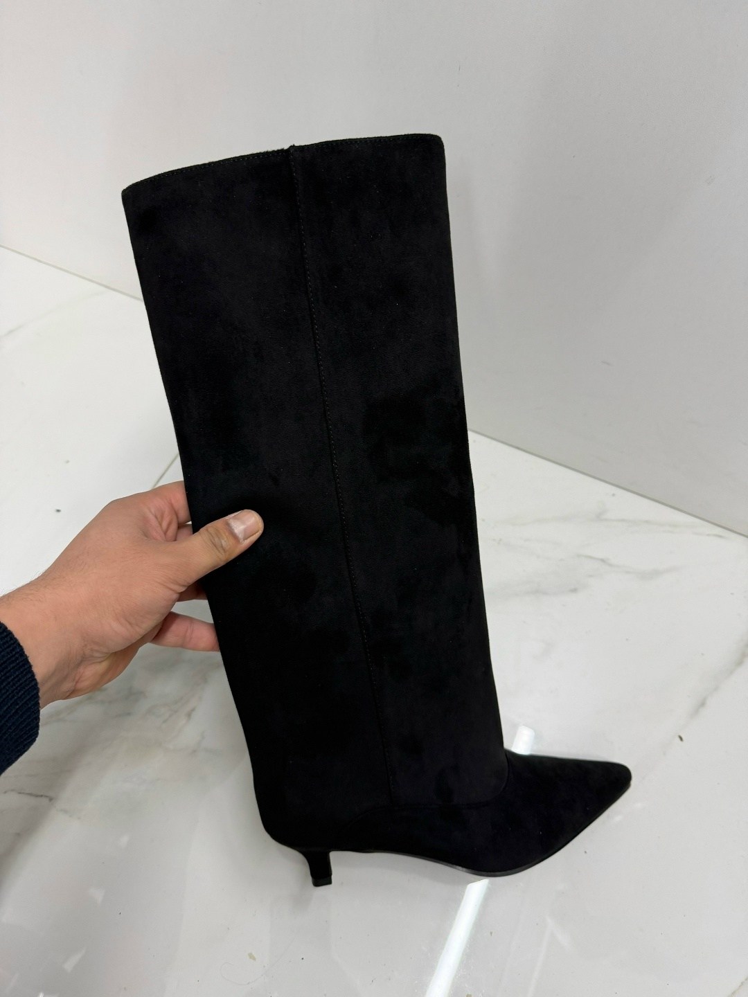 сапоги маскотт замшевые на каблуке,сапоги,сапоги с отворотом на шпильке el monti,замшевые сапоги на каблуке,замшевые сапоги