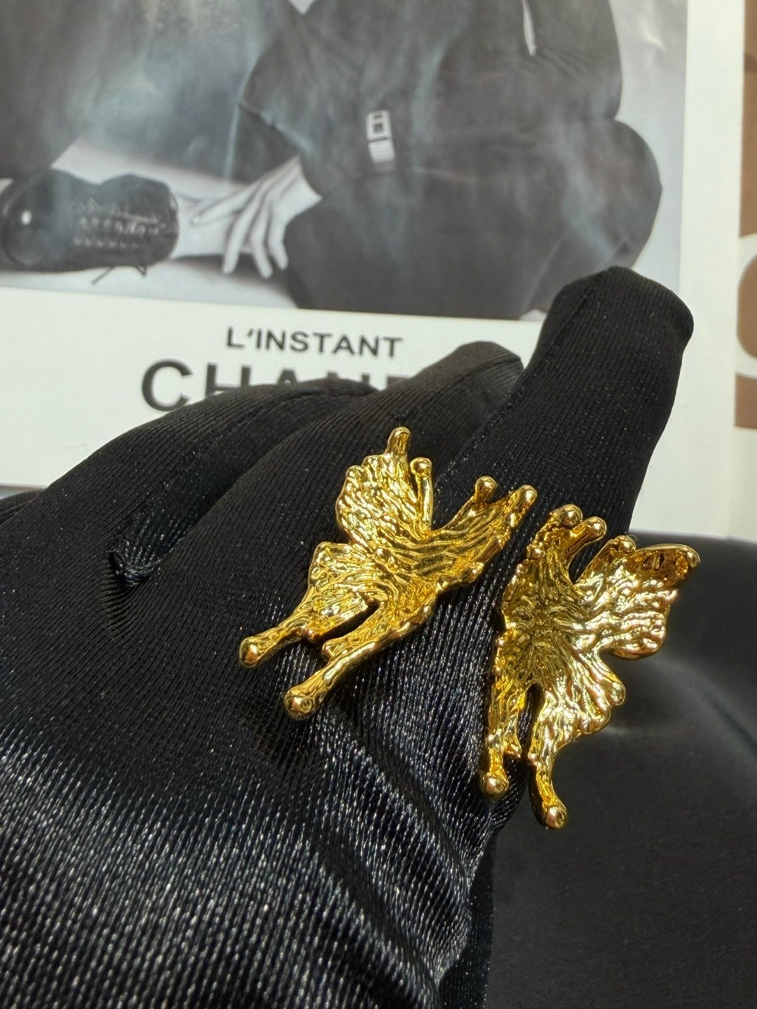 серьги бабочка,серьги бабочки золотистые,серьги металл queen fair,серьги в виде бабочек,серьги для женщин