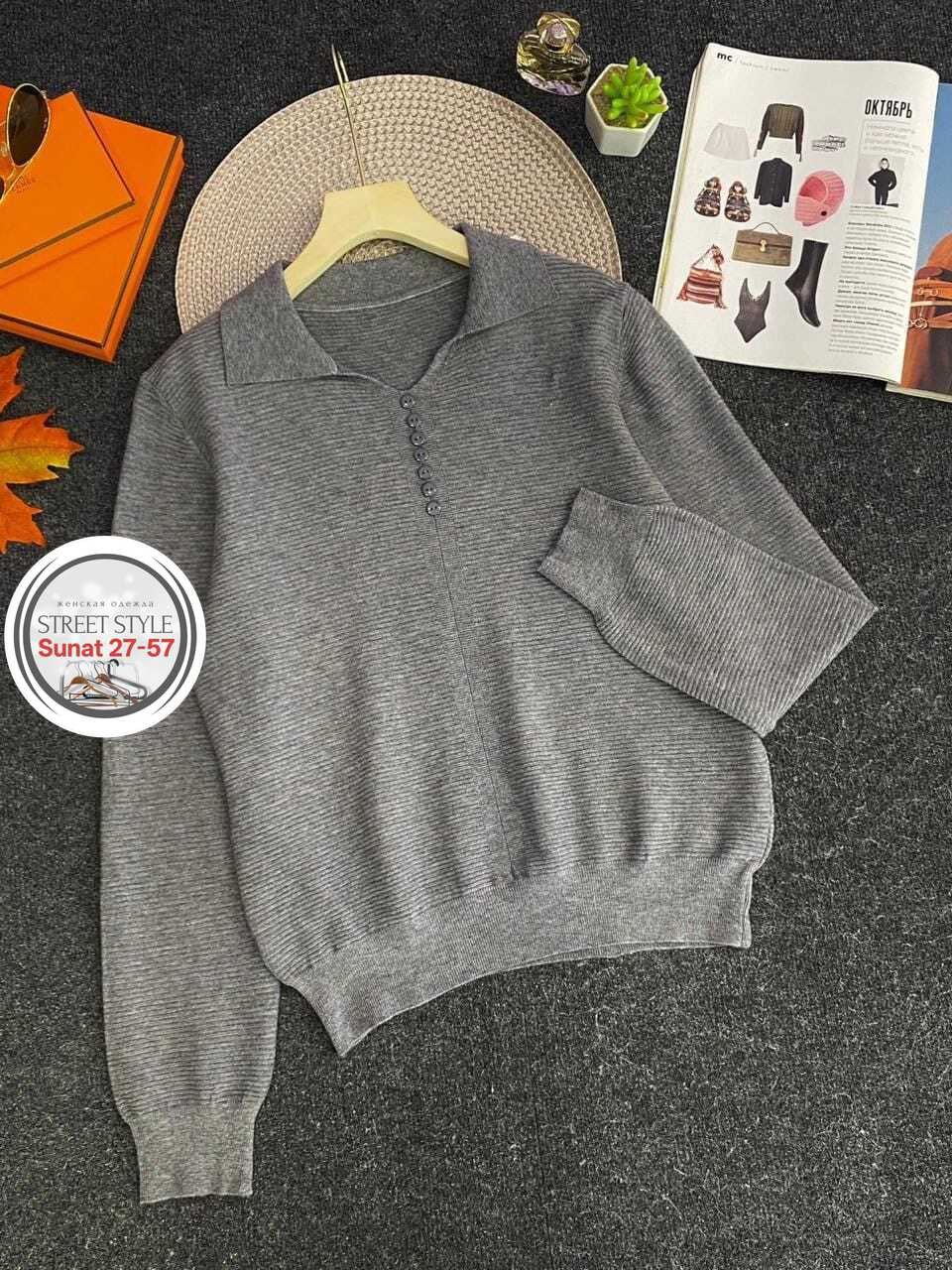 кофта,кофта женская,свитер с воротником,женские свитера,поло свитер для женщин