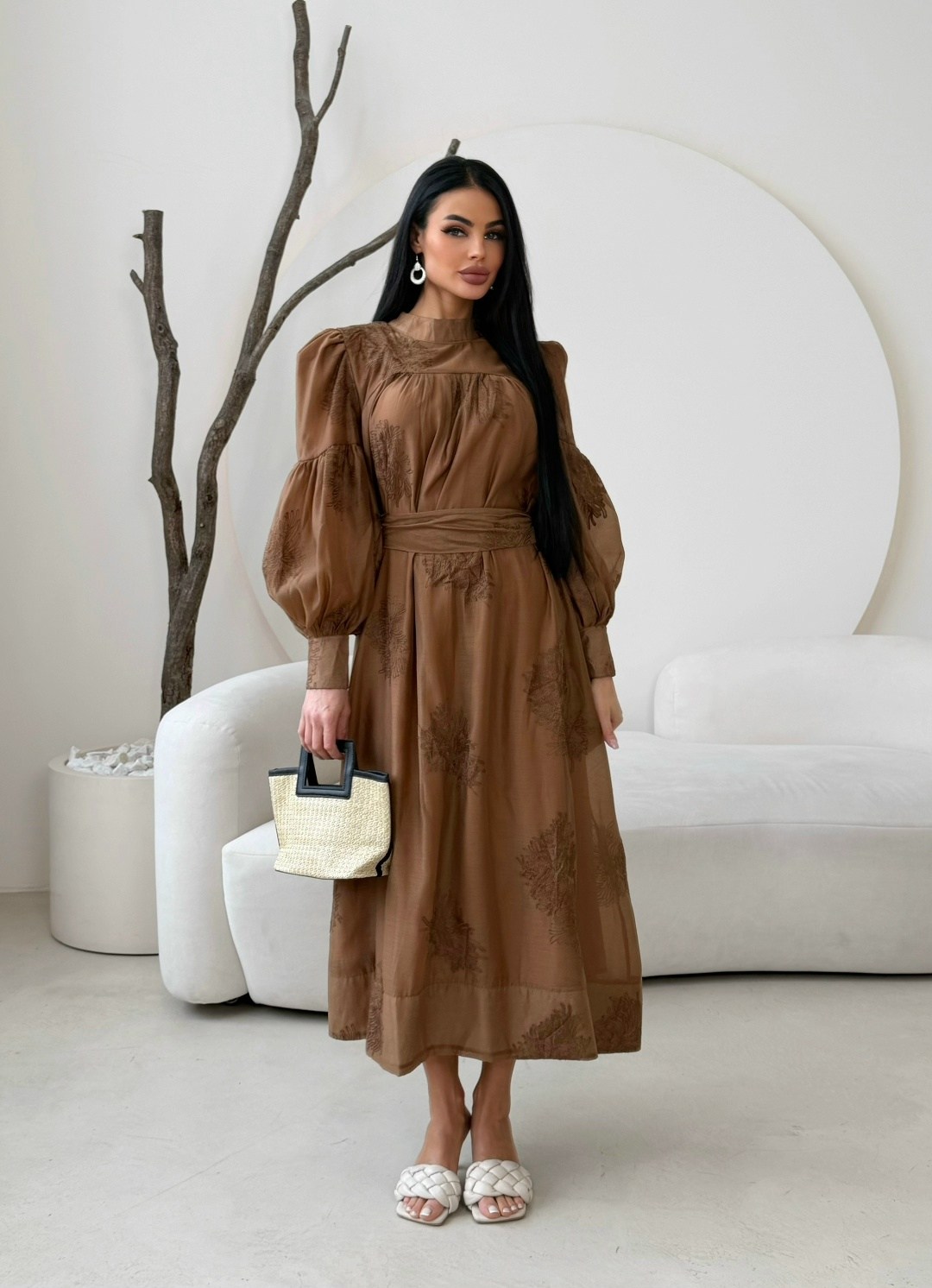 нарядное платье,платье,шифоновое платье,повседневные платья,коричневое платье