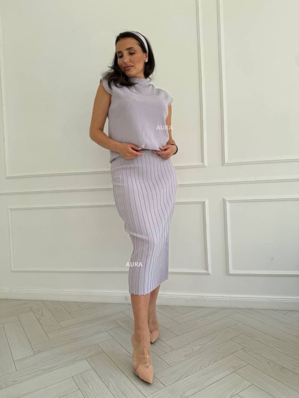 платье трикотажное,трикотажное платье миди,юбка трикотажная плиссе emberens,летнее платье,платье женское белое